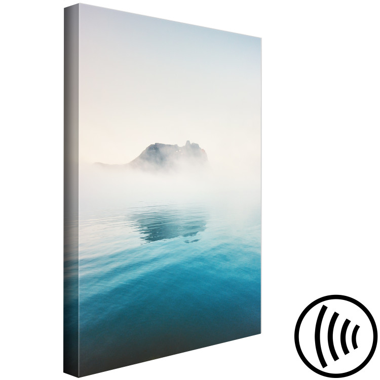 Canvas Misty Bay (1-piece) Vertical - picturesque waterfront landscape 138755 additionalImage 6