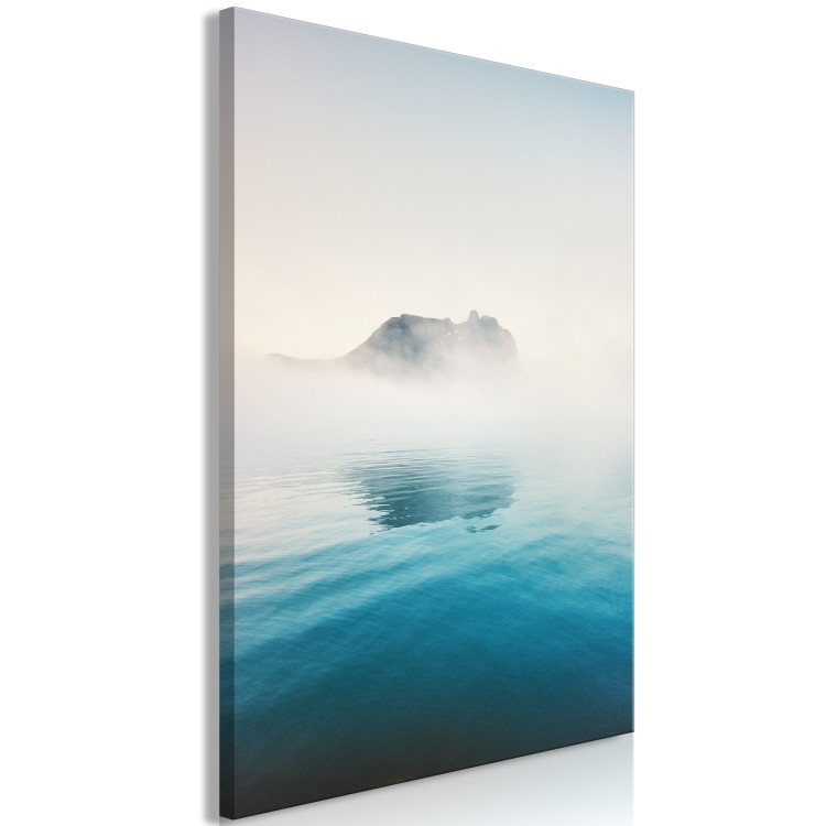 Canvas Misty Bay (1-piece) Vertical - picturesque waterfront landscape 138755 additionalImage 2