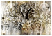 Canvas Art Print Abstract Tree (1-piece) - mosaic in the style of Gustav Klimt 143955