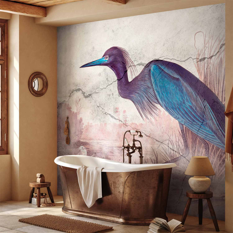 Wall Mural Blue crane - engraving of a bird by John James Audubon 144655 additionalImage 8