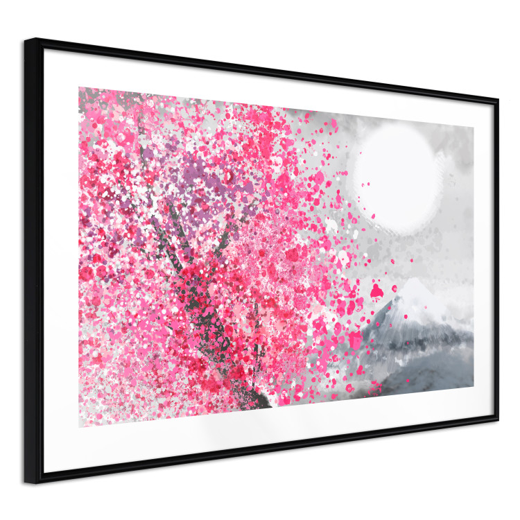 Wall Poster Japanese Views - Landscape With Mount Fuji and a Pink Tree  145755 additionalImage 12