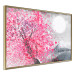 Wall Poster Japanese Views - Landscape With Mount Fuji and a Pink Tree  145755 additionalThumb 3