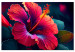 Canvas Exotic Flower - Colorful Floristic Motif in Close-up 149855