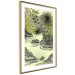 Poster Tropical Lake - Watercolor Landscape in Shades of Green 150055 additionalThumb 8