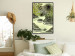 Poster Tropical Lake - Watercolor Landscape in Shades of Green 150055 additionalThumb 13