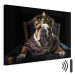 Canvas Art Print AI Dog English Bulldog - Animal Fantasy Portrait Wearing a Crown - Horizontal 150155 additionalThumb 8