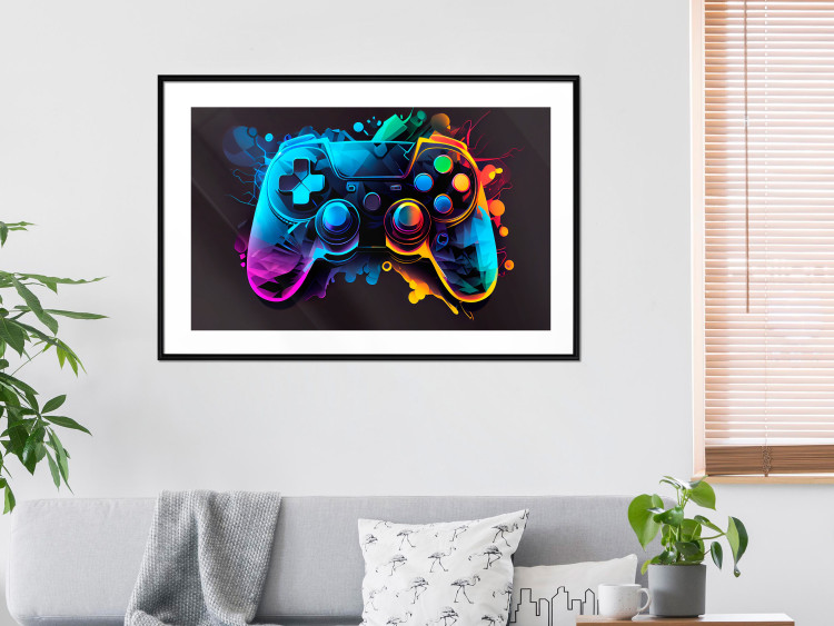 Poster Colorful Controller - A Multi-Colored Design for the Player’s Room 150655 additionalImage 16