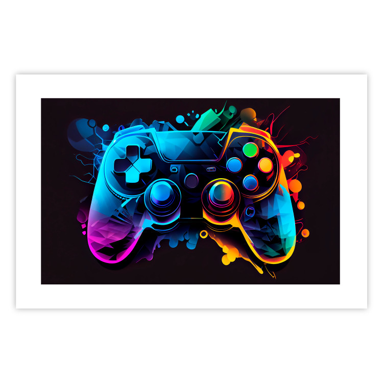 Poster Colorful Controller - A Multi-Colored Design for the Player’s Room 150655 additionalImage 20