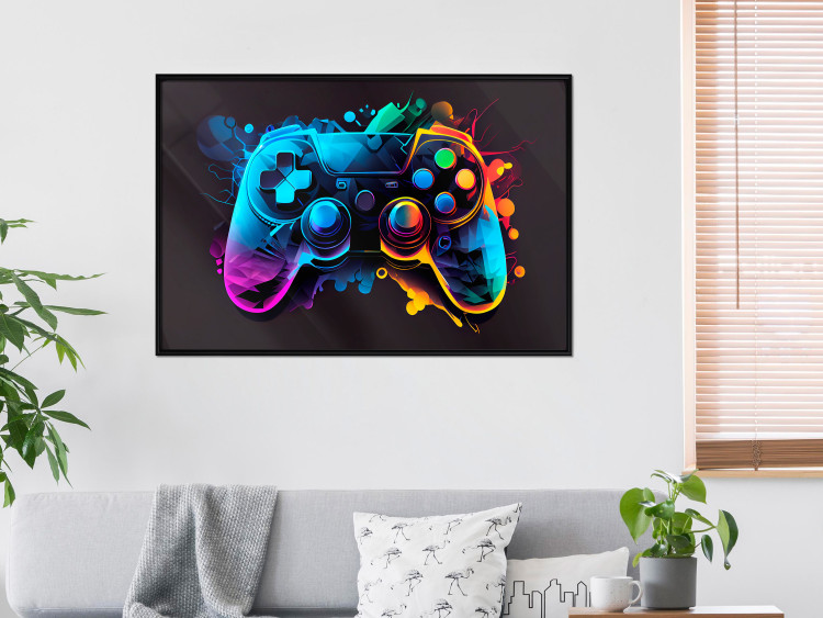Poster Colorful Controller - A Multi-Colored Design for the Player’s Room 150655 additionalImage 8