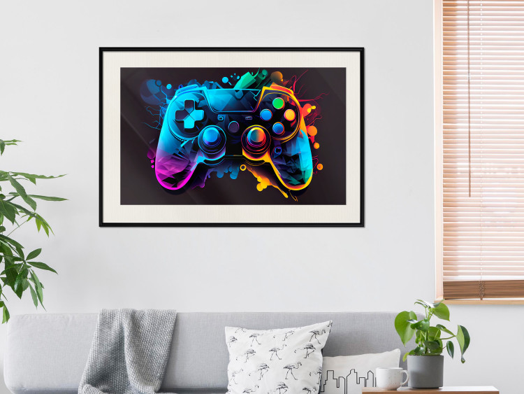 Poster Colorful Controller - A Multi-Colored Design for the Player’s Room 150655 additionalImage 15
