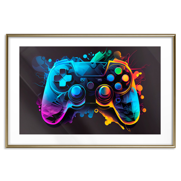 Poster Colorful Controller - A Multi-Colored Design for the Player’s Room 150655 additionalImage 27