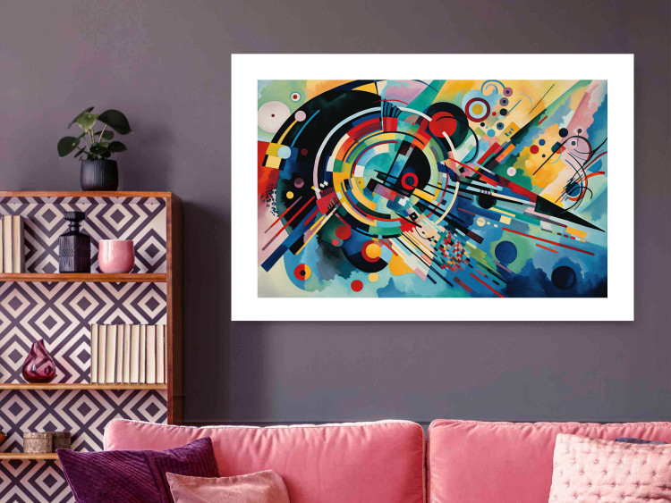 Poster A Burst of Color - Abstraction Inspired by Kandinsky’s Style 151155 additionalImage 11