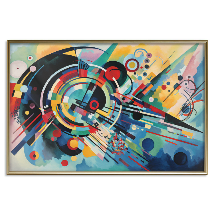 Poster A Burst of Color - Abstraction Inspired by Kandinsky’s Style 151155 additionalImage 17