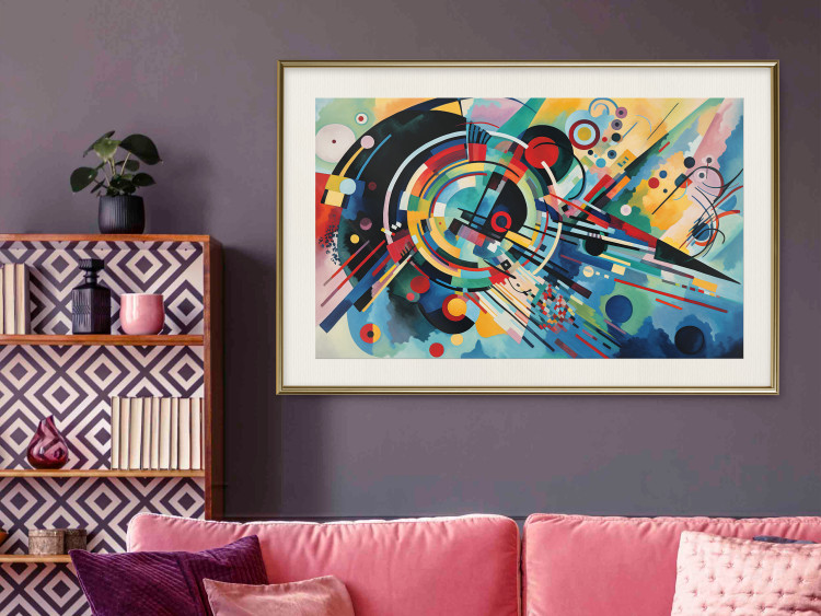 Poster A Burst of Color - Abstraction Inspired by Kandinsky’s Style 151155 additionalImage 18