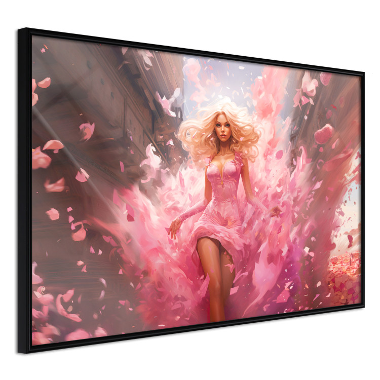 Wall Poster A Burst of Pink - Barbie Walking Through the City in an Amazing Dress 151555 additionalImage 5