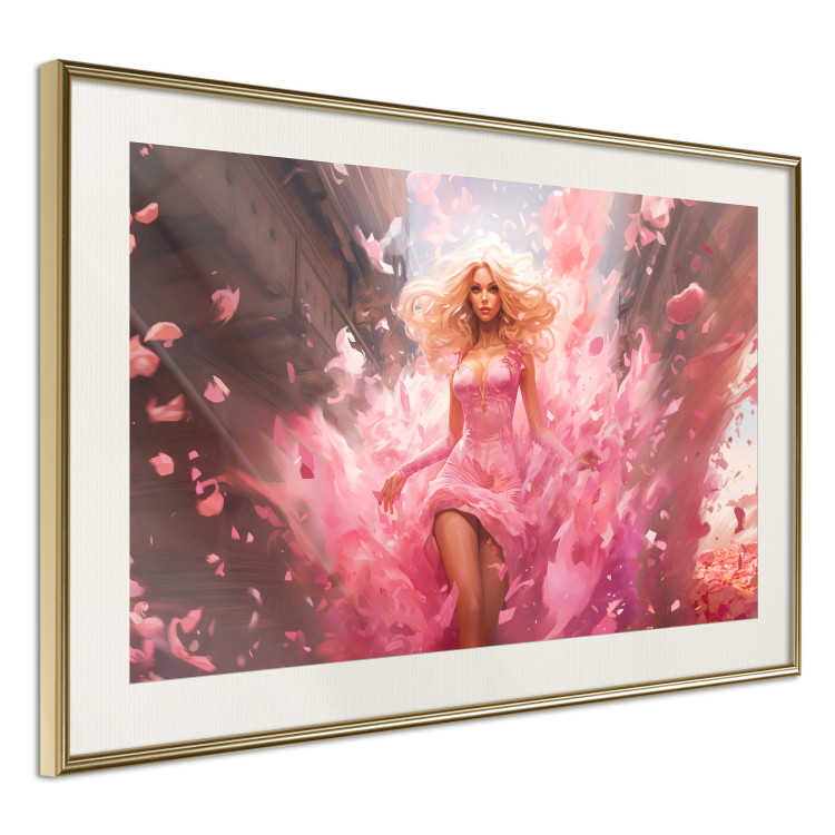 Wall Poster A Burst of Pink - Barbie Walking Through the City in an Amazing Dress 151555 additionalImage 9