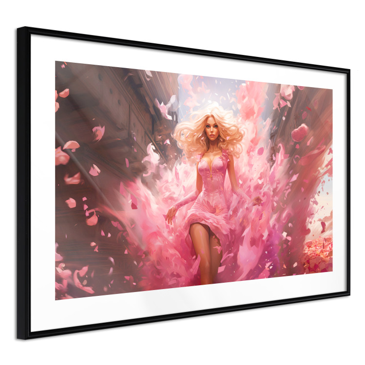 Wall Poster A Burst of Pink - Barbie Walking Through the City in an Amazing Dress 151555 additionalImage 10