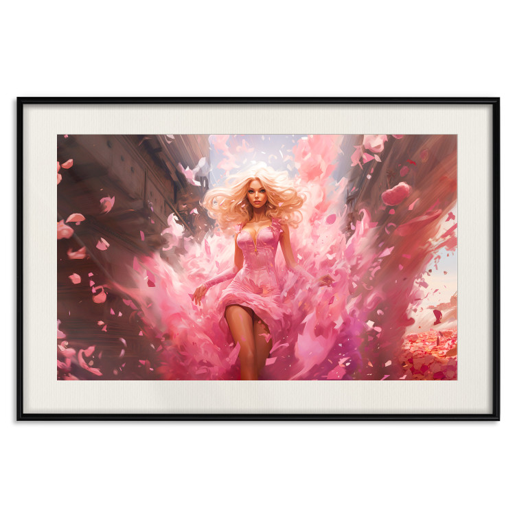 Wall Poster A Burst of Pink - Barbie Walking Through the City in an Amazing Dress 151555 additionalImage 22