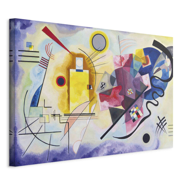 Large canvas print Yellow - Red - Blue - An Abstract Composition by Kandinsky [Large Format] 151655 additionalImage 3