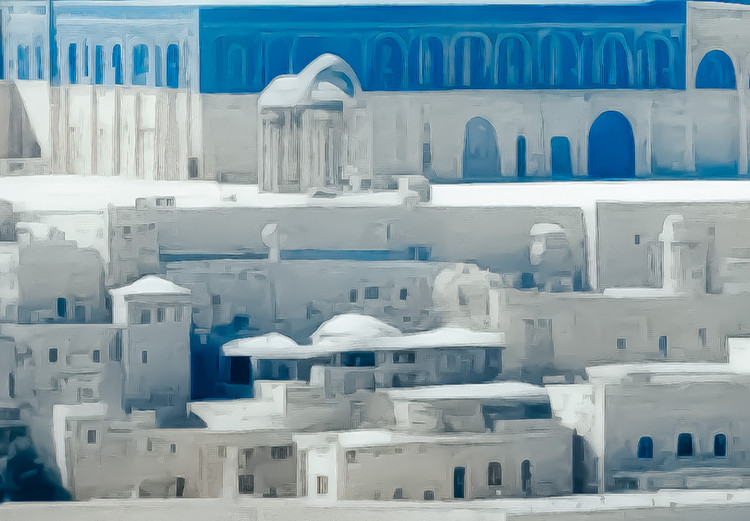 Canvas Jerusalem - Artistic Interpretation of the City's Ancient Alleys 151955 additionalImage 5