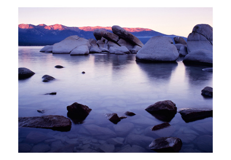Wall Mural Lake Tahoe - landscape with pristine water, bottom rocks and Sierra Nevada mountain, USA 60255 additionalImage 1