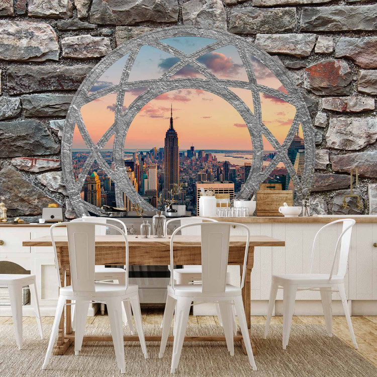 Wall Mural Architecture in New York - view through a window from behind a walled wall 97255 additionalImage 6