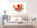 Canvas Art Print Red Crocuses (1-piece) - Romantic Bouquet of Spring Flowers 98555 additionalThumb 3