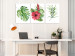 Canvas Print Red Hibiscus (3 Parts) 108565 additionalThumb 3