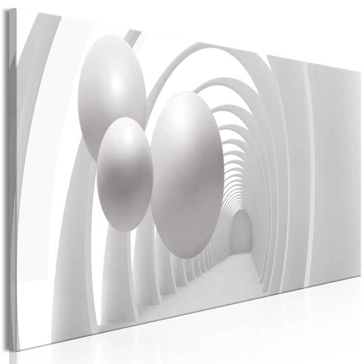 Canvas White Tunnel (1 Part) Narrow 113765 additionalImage 2
