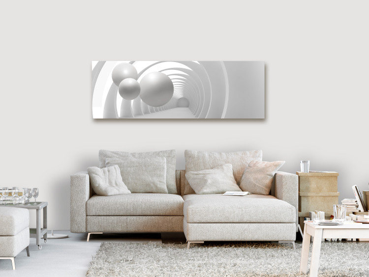 Canvas White Tunnel (1 Part) Narrow 113765 additionalImage 3