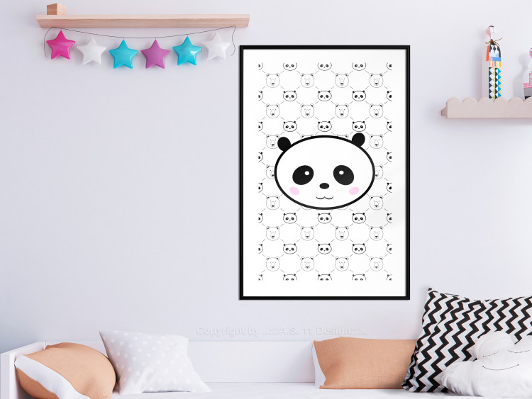 Wall Poster Pandas and Bears - fun black and white animal composition 114565 additionalImage 4