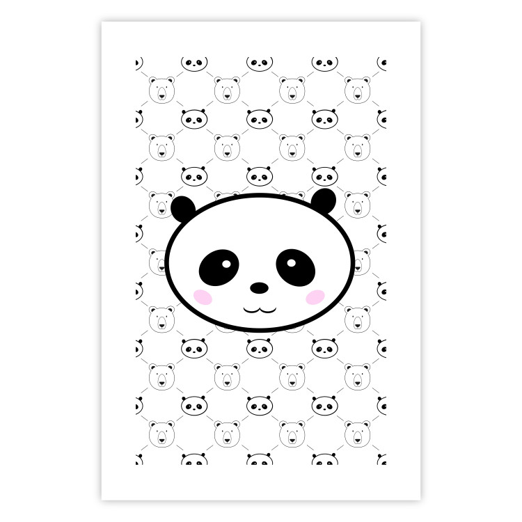 Wall Poster Pandas and Bears - fun black and white animal composition 114565 additionalImage 19