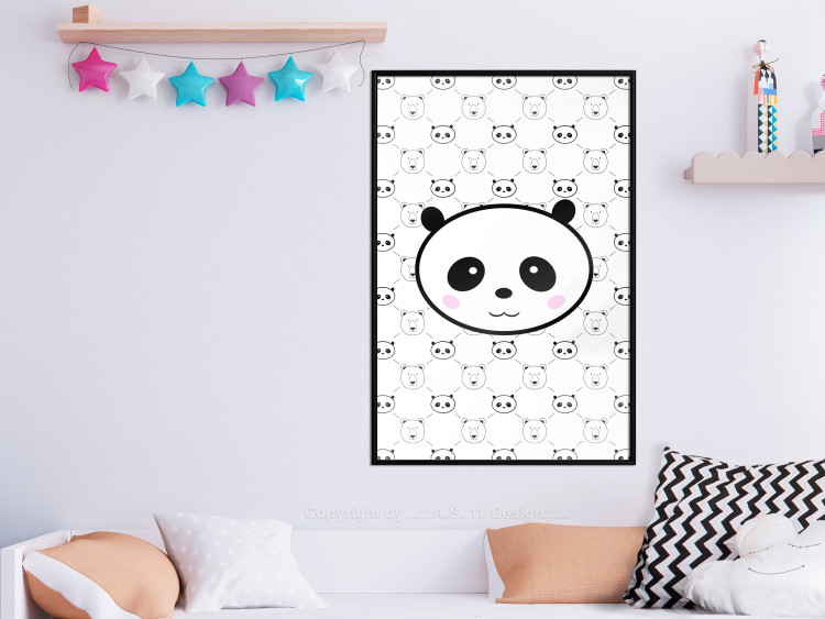 Wall Poster Pandas and Bears - fun black and white animal composition 114565 additionalImage 3
