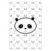 Wall Poster Pandas and Bears - fun black and white animal composition 114565