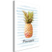 Canvas Pineapple and Stripes (1 Part) Vertical 115265 additionalThumb 2