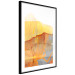 Wall Poster Noble Stone - colorful abstraction with predominance of orange 117765 additionalThumb 13