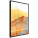 Wall Poster Noble Stone - colorful abstraction with predominance of orange 117765 additionalThumb 12