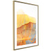 Wall Poster Noble Stone - colorful abstraction with predominance of orange 117765 additionalThumb 10