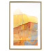 Wall Poster Noble Stone - colorful abstraction with predominance of orange 117765 additionalThumb 14