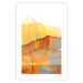 Wall Poster Noble Stone - colorful abstraction with predominance of orange 117765 additionalThumb 25