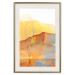 Wall Poster Noble Stone - colorful abstraction with predominance of orange 117765 additionalThumb 19
