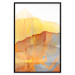 Wall Poster Noble Stone - colorful abstraction with predominance of orange 117765 additionalThumb 24