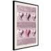 Poster Faces of Love - fully pink composition with shiny hearts 118265 additionalThumb 3