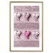 Poster Faces of Love - fully pink composition with shiny hearts 118265 additionalThumb 14
