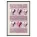 Poster Faces of Love - fully pink composition with shiny hearts 118265 additionalThumb 18