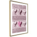 Poster Faces of Love - fully pink composition with shiny hearts 118265 additionalThumb 5