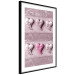 Poster Faces of Love - fully pink composition with shiny hearts 118265 additionalThumb 12