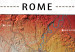 Wall Poster Isometric Map: Rome - Italian city bathed in red and texts 118565 additionalThumb 7