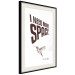 Poster I Need More Space - English text with a bird motif on a white background 122865 additionalThumb 3