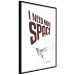Poster I Need More Space - English text with a bird motif on a white background 122865 additionalThumb 10